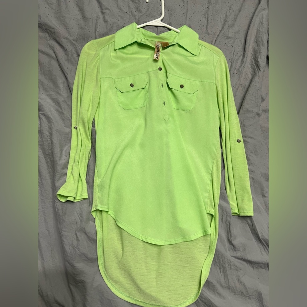Green XS Eyeshadow shirt
